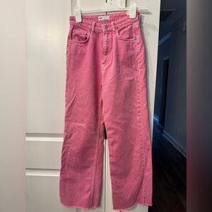 Zara Pink Flare Women's Jeans